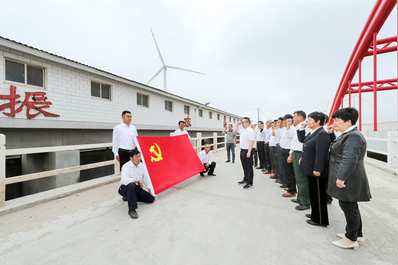 濱海港鎮(zhèn)振東村黨總支組織黨員開展“賡續(xù)紅色血脈，踐行初心使命”活動