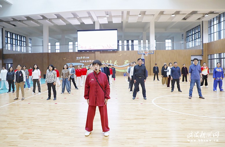 我縣2024年健身氣功進學校公益培訓暨志愿者服務活動